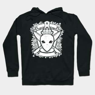 Radish/Carrot and Knife Coat of Arms Hoodie